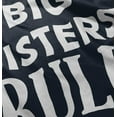 thumbnail image 4 of Big Sister Rule Older Sis Family Love Youth T Shirt Tee Girls Infant Toddler Brisco Brands 5T, 4 of 5