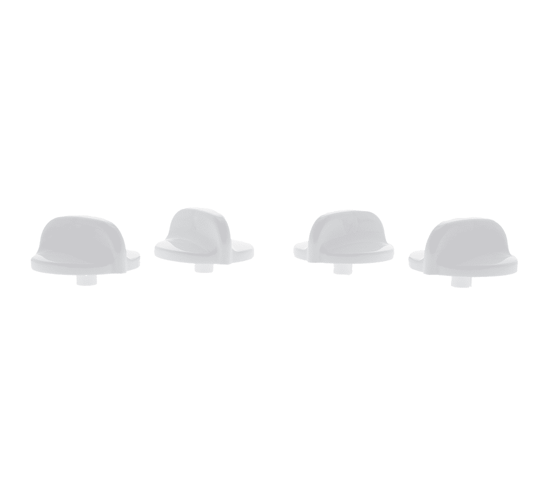 Exact Replacement Parts WB03X23020 KIT, KNOB WHITE (SET OF 4) for GE