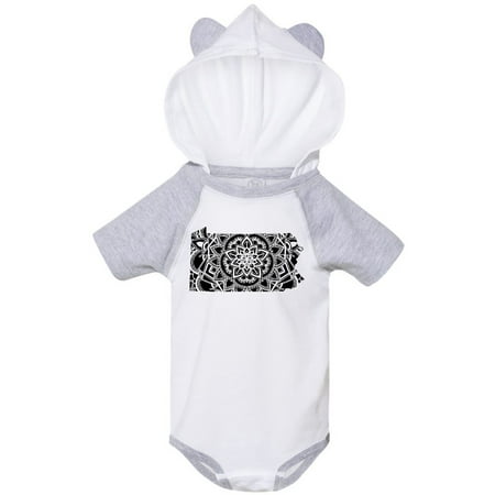 

Inktastic Pennsylvania Silhouette Mandala Gift Baby Boy or Baby Girl Bodysuit