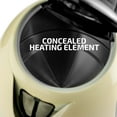 thumbnail image 5 of OVENTE Portable Electric Hot Water Kettle 1.7 Liter Stainless Steel 1100 Watt Power Fast Heating Element Countertop Tea Maker Boiler Heater with Automatic Shut-Off & Boil Dry Protection Beige KS96BG, 5 of 8