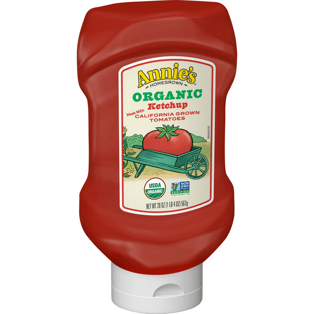 Annie's Certified Organic Ketchup, Gluten Free, NonGMO, 20 oz