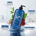 thumbnail image 3 of Botanic Hearth Tea Tree & Mint Body Wash, 16 fl oz | Refreshing Body Cleanser with Tea Tree Oil & Mint, Moisturizing Formula, Gentle Daily Use Shower Gel, Fresh Scent, Suitable for Men & Women, 3 of 11