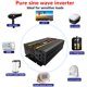 thumbnail image 3 of Inversor de onda sinusoidal pura Pantalla LCD Inversor de automóvil DC 12 A AC 220V (12000W) Ndcxsfigh Accesorios para autos y motos, 3 of 8