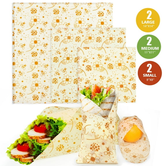 Eco-Friendly Organic Bee Wax Food Storage Wrappers Food Package Paper