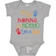 thumbnail image 3 of Inktastic My Nonna and Nonno Love Me Grandchild Boys or Girls Baby Bodysuit, 3 of 5
