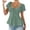 Dark Green@GC@, variant on CONZONE Womens Tunic T-Shirts Short Sleeve T-Shirts for Women Trendy Solid Color Soft Slim Fit 2026 Summer Beach Tops for Lady