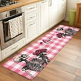 thumbnail image 3 of Valentine's Day Washable Area Rug 2 x 6 ft Skull Rose Love, Soft Non Slip Rugs Stain Repellent Indoor Felt Carpet for Living Dining Room Bedroom Home Office, 3 of 9