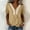 Khaki, variant on Msgweeeg Short Sleeve Tops Summer Tall Womens Clothing V Neck Lace Regular Fit Stylish Vacation Womens Casual Shirts