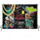thumbnail image 4 of Fondo de fiesta de los 90 con temática de hip hop, años 80 y 90, decoración de fiesta con grafiti, pared de ladrillos, Príncipe fresco, música retro, rock, punk, fondo de los 90, pancarta, accesorios, 4 of 6
