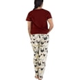 thumbnail image 2 of Lazy One Women's Pajama Set, Short Sleeves with Cute Prints, Relaxed Fit, Rise & Shine Chicken, 2 of 7