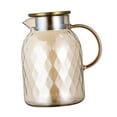 thumbnail image 1 of veasfak Glass Pitcher Water Carafe with Lid Easy Clean Airtight Lid for Refrigerator 1.8L, 1 of 9