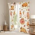thumbnail image 3 of Homewish Cartoon Capybara Black Out Curtains For Children Teens,Strawberry Donuts Dessert Curtains Pack of 2 (42x63 Each),Cute Stars Print Bedroom Curtains,Breathable Home Decor, 3 of 6