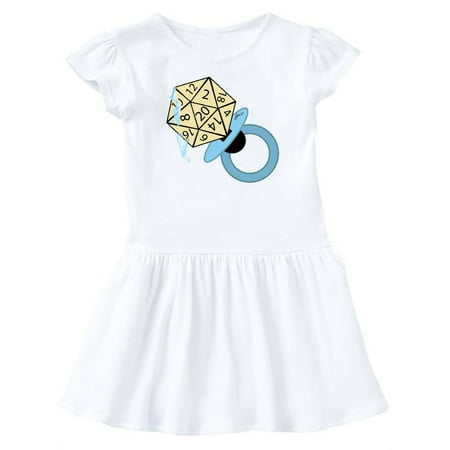 

Inktastic Natural 20 pacifier Gift Toddler Girl Dress