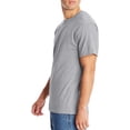 thumbnail image 3 of Hanes Men's Short Sleeve Beefy-T T-Shirts, Light Steel, Large, 3 of 6