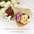 thumbnail image 3 of 50 Pieces Candies Biscuits Pastry Wrapping 50 Cones Single Use Portable Single Use Gift Bag Holder Packing Paper DIY Crafting Brown, 3 of 7