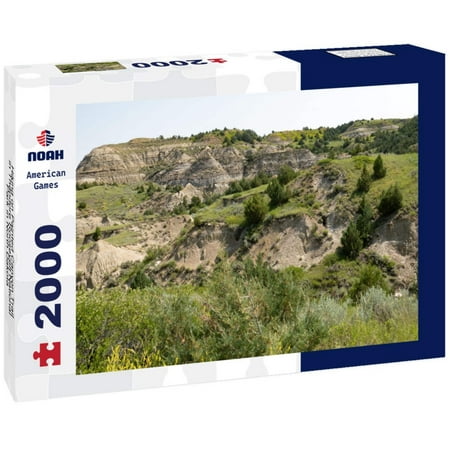 Hiking on Painted Canyon Trail in Theodore Roosevelt National Park in North Dakota 2000pc Puzzle