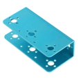 thumbnail image 4 of Soporte de montaje de caja de dirección de aluminio para servomotores 995 y 996R. Accesorios DIY. U tipo azul, 4 of 8