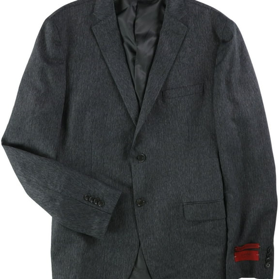 Alfani Mens Herringbone Sport Coat, Grey, 44 Regular