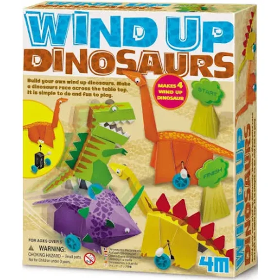 4M Wind Up Dinosaurs Making Kit - Learning & Education