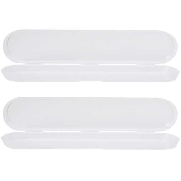 KAKOWELY 2 Pcs Boîte Thermomètre Petite Boîte à Outils de Mesure de Température en Plastique Boîte de Rangement Thermomètre Numérique (14.5x3x1.5cm), 5.71"X1.18"X0.59 Pouces