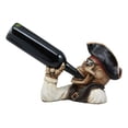 thumbnail image 3 of Ebros Ahoy Bootleg Rum Gold Tooth Pirate Captain Hook Skeleton Wine Holder, 3 of 10