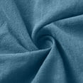 thumbnail image 6 of Wedding Guest Dress Plus Size, Women's Summer Short Dresses Short Sleeve Color Block Loose Trendy Imitation And Linen Mini Dress Witn Button Pocket(Dark Blue,L), 6 of 6