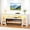 White, variant on Blotout Fireplace TV Stand for 85/90''TV with 50'' Fireplace, 82'' Modern LED Entertainment Center with Overheat Protection, Adjustable Shelves, 2 Tier Fireplace Console for Living Room, Bedroom