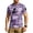 Q7-Purple, variant on Homeyce Camo Shirt for Men Short Sleeve Button Shirts Summer Lightweight Camouflage T-Shirt Crew Neck Tee Shirts,Purple 3XL