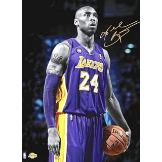 Kobe Bryant Signed 2000-01 Los Angeles Lakers Back 2 Back Pro Cut