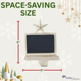 thumbnail image 2 of Park Designs Chalkboard Stocking Hanger White - Set of 2, 2 of 5