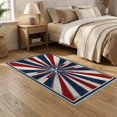 thumbnail image 2 of ODIKA Door Patriotic Distressed Burst Generic Stars Vintage Front Striped Refined Easy Care Kids Safe for Small Living Room, Playroom, Bedroom, 2 of 7