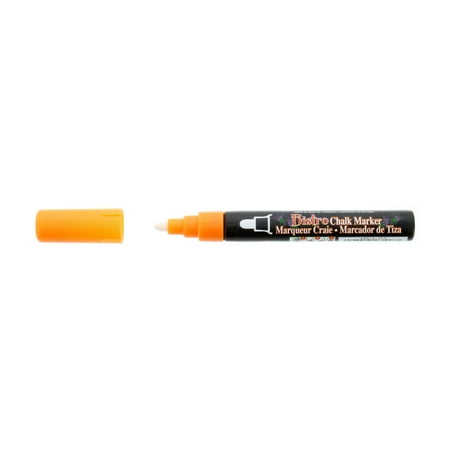 Uchida Bistro Chalk Marker, Broad, Fluorescent Orange