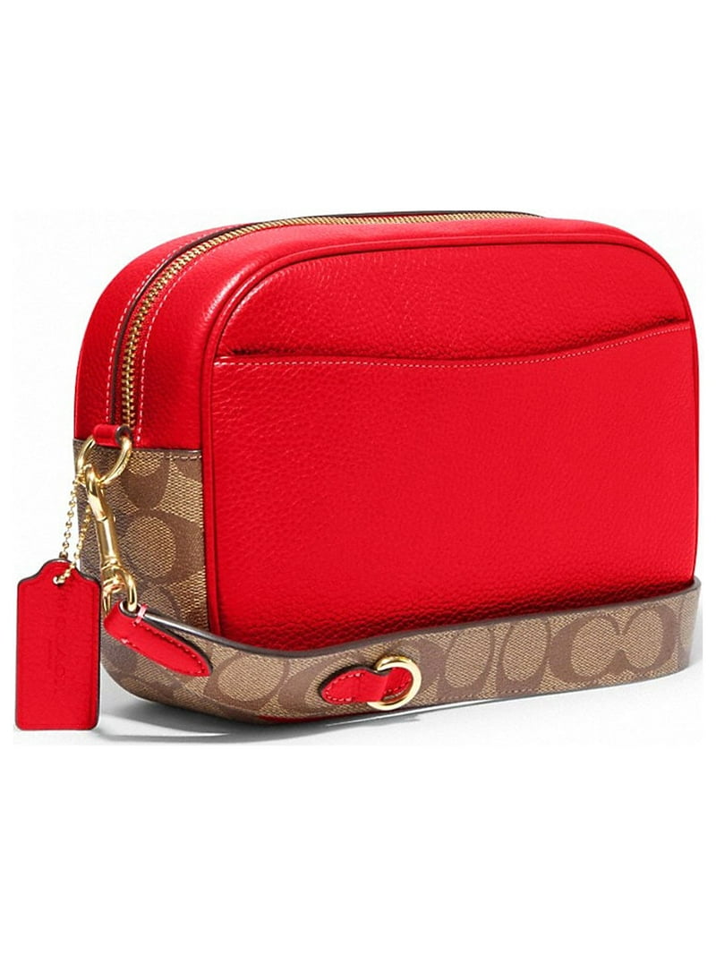 バッグ Coach Signature Accessory Pouch Bag red COACH Signature Campus Accessory Pouch 6094 Handbag RED Rare