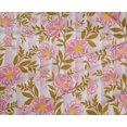 thumbnail image 4 of oneOone Polyester Lycra Pink Fabric Stripe|Leaves & Floral Artistic Sewing Material Print Fabric By The Yard 56 Inch Wide, 4 of 4