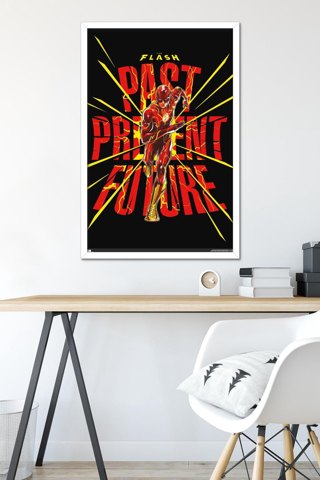 DC Comics Movie The Flash - Pointbreak Wall Poster, 22.375" x 34" Framed