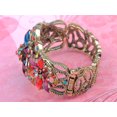 thumbnail image 4 of Alilang Rainbow Colorful Jewel Gem Flower Star Crystal Rhinestone Fashion Bracelet Bangle Cuff, 4 of 5