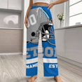 thumbnail image 2 of Football Cowboys Pajama Pants Loose Pajamas Female Breathable Home Trousers Leisure Sleeping Pants Large Size, 2 of 6