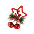 thumbnail image 3 of de Navidad estrella arco campana adornos accesorios colgantes decoraciones para interior Festival hogar DIY guirnalda fiesta rojo Yotijar Decoraciones de estrellas, 3 of 6