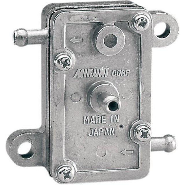 Mikuni Fuel Pump, Single Outlet - Rectangular - Flush Mounting