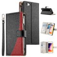 thumbnail image 1 of Funda cartera GANGXUN para iPhone 7 Plus/8 Plus , cuero PU con tarjetero, cremallera, correa de mano, soporte y protección 541°, 1 of 6