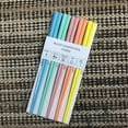 thumbnail image 2 of Chopstick Sushi Forme Polygonale Sushi Chopstick Pointe Bâton de Coupe pour Sushi Coloré Baguettes Réutilisables Ensemble de 5 Paires de Baguettes de Sushi Octogonale Style Japonais, 2 of 5