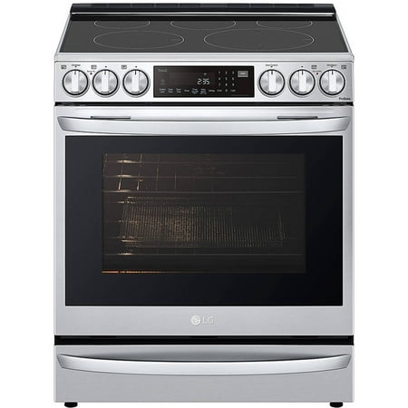 LG LSEL6337F 6.3 Cu. Ft. Stainless Smart InstaView Electric Slide-in Range with Air Fry
