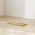 thumbnail image 1 of Zion Flush Mount Floor Register 3" x 10" Gold, 1 of 4