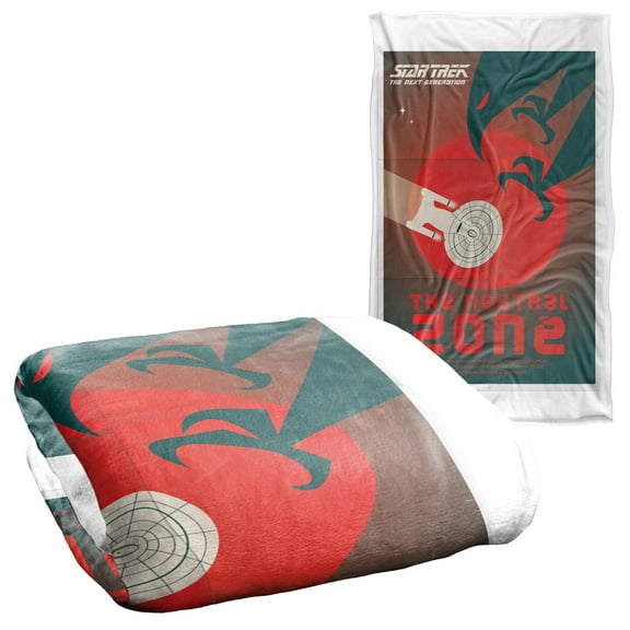 Star Trek The Next Generation Season 1 Episode 26 Silky Touch Super Soft Throw Blanket 36" x 58"