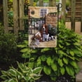 thumbnail image 2 of Carolines Treasures BDBA0312GF Basset Hound at the gate Flag Garden Size  Small multicolor, 2 of 3