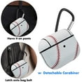 thumbnail image 6 of Tekcoo Case for Airpods Pro, Airpods Pro Cover, Airpods Pro Skin Accessories Sport Pattern Airpod Pro Cover Leather Case for Apple Charging Case for AirPods Pro, Baseball, 6 of 7