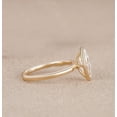 thumbnail image 3 of solitaire jewels 1.5CT Marquise Bezel Set Moissanite Solitaire Engagement Ring For Women, 14K Yellow Gold, 3 of 6
