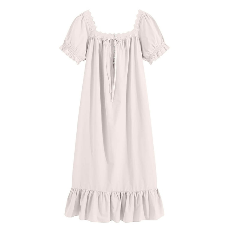 midi cotton night dress for women Joyspun Womens Cotton Blend Pleated Neck Sleeveless Midi Nightgown, Sizes S to 5X, Women's, Size: 5XL, Gray