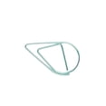 thumbnail image 1 of Youkk 30 Pieces Paper Clip Cute Water Drop Shape Simple Style Solid Color Office School Note Book Photo Clamp Bookmark Blue Green, 1 of 1