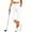 White, variant on Golf Athletic Women High Waist Lightweight Stretch Capri Pants, Breathable Cropped Yoga Work Trousers with Storage Pockets Training Outdoor Travel Bottoms Gray XL(XL)